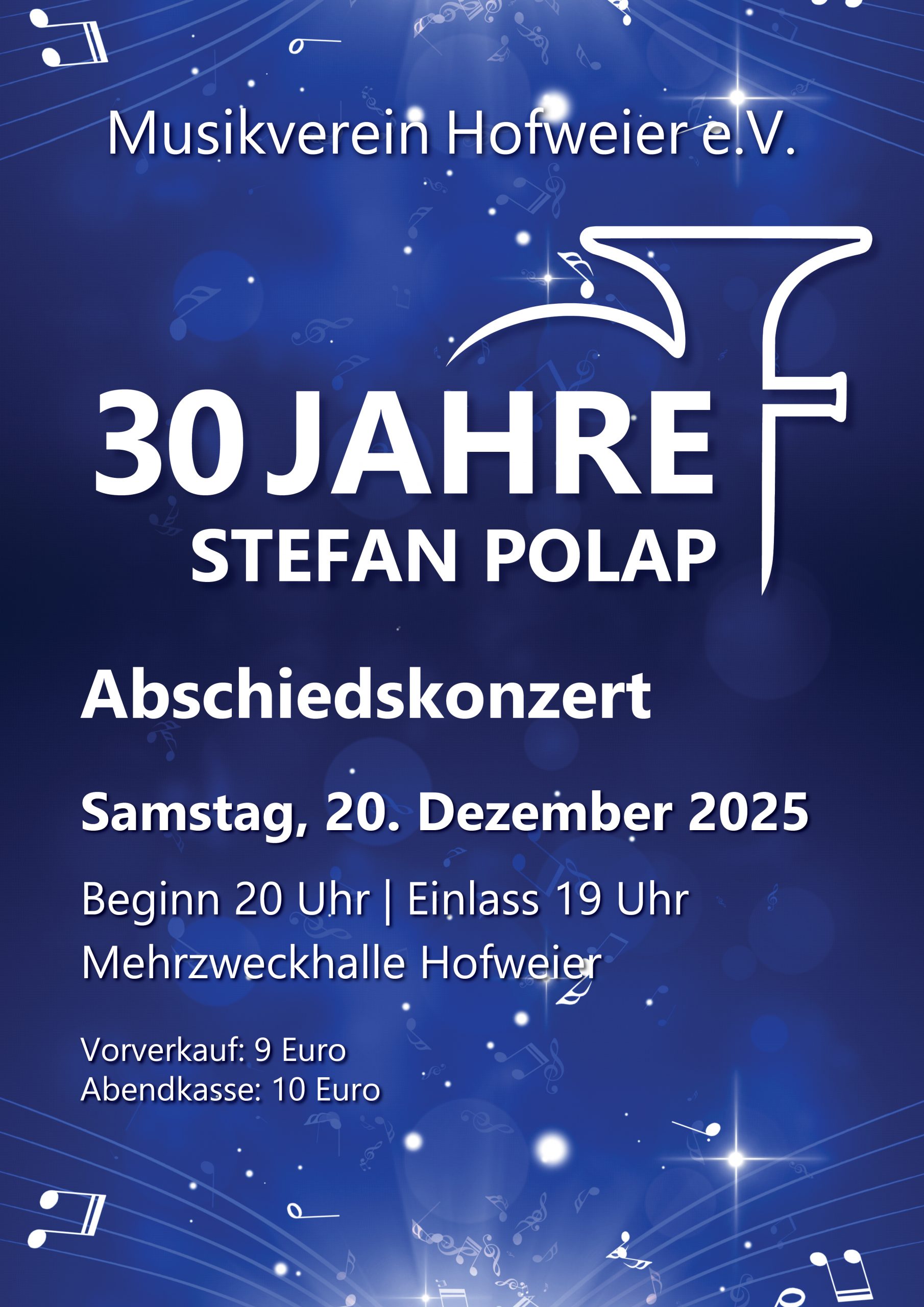 Jahreskonzert 2025 – „30 Jahre Stefan Polap“