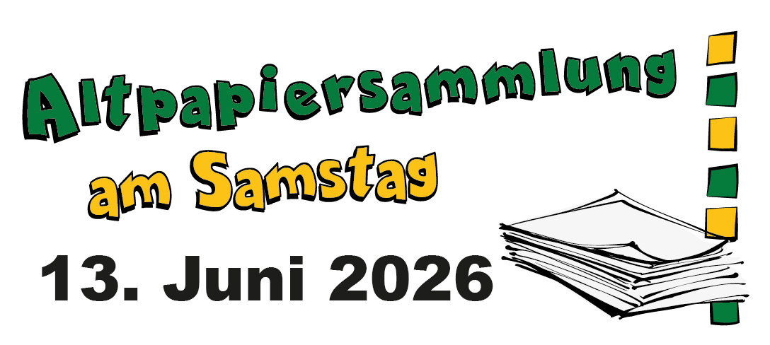 Altpapiersammlung im Juni